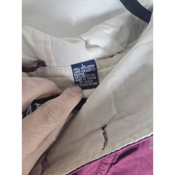 Vintage GAP Men’s Anorak Pullover Jacket L  Cotton Cream Lined... - Picture 6 of 11